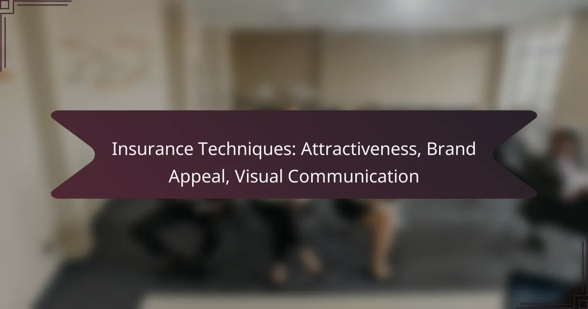 Insurance Techniques: Attractiveness, Brand Appeal, Visual Communication